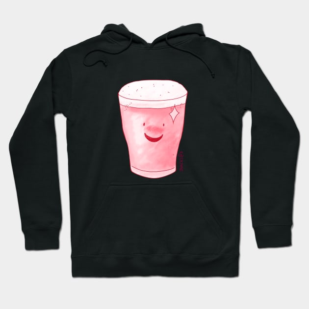 PINK Beer Hoodie by Snacks At 3